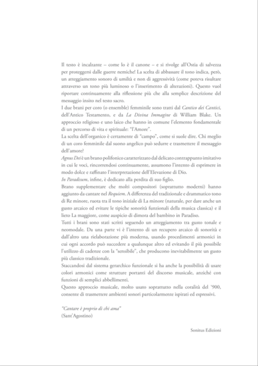 Canti Sacri by Francesco Barbuto 4-Part scores gallery preview page 4