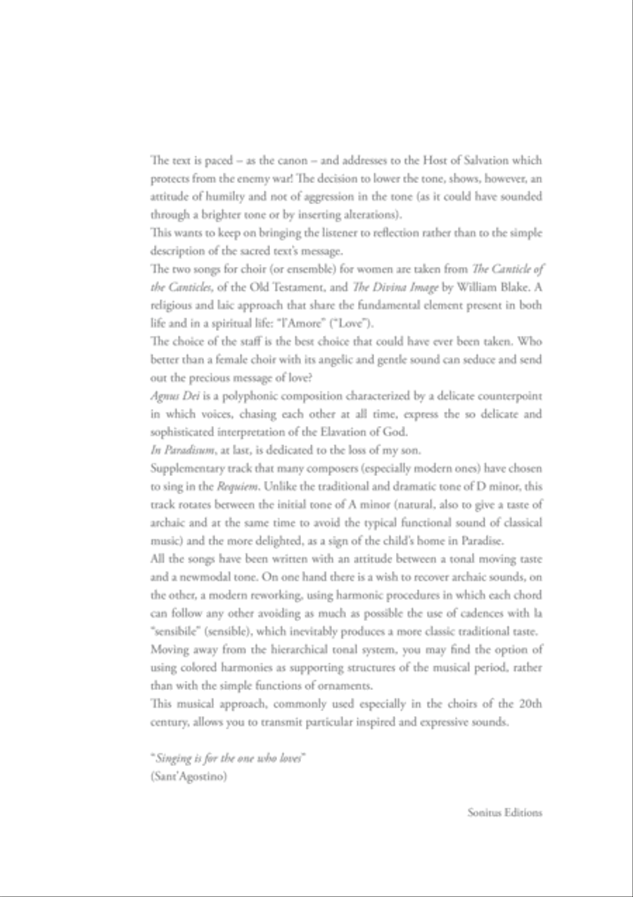 Canti Sacri by Francesco Barbuto 4-Part scores gallery preview page 6