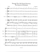 Through This Old Church Doorway (A Christmas Cantata) A Cappella scores gallery preview page 4