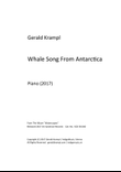 Whale Song From Antarctica