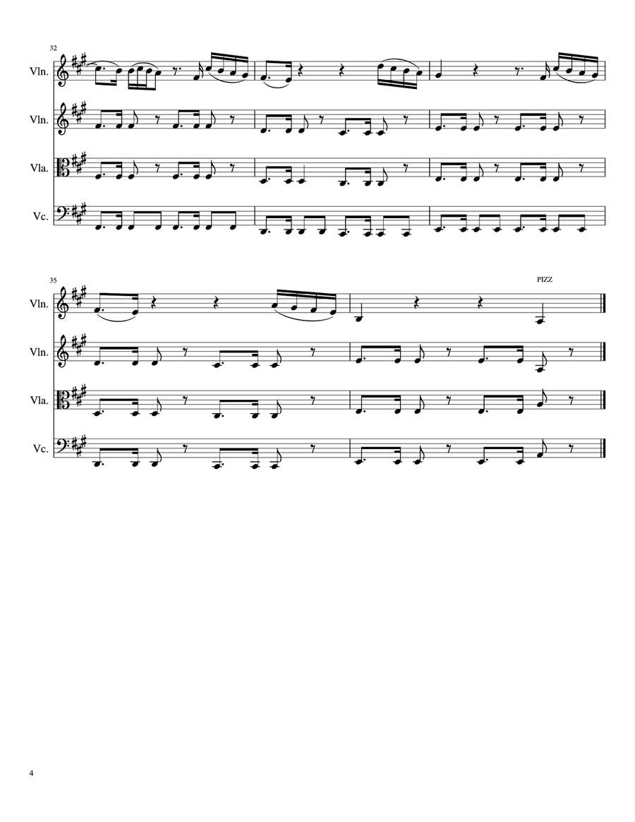I Choose You I Choose You String Quartet scores gallery preview page 4
