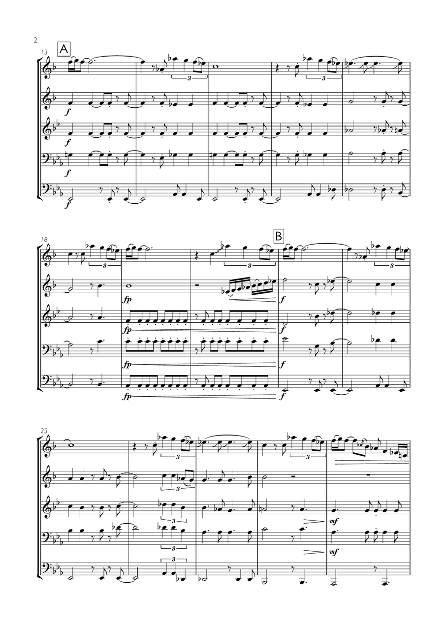 Baker Street Baker Street Brass Ensemble scores gallery preview page 2