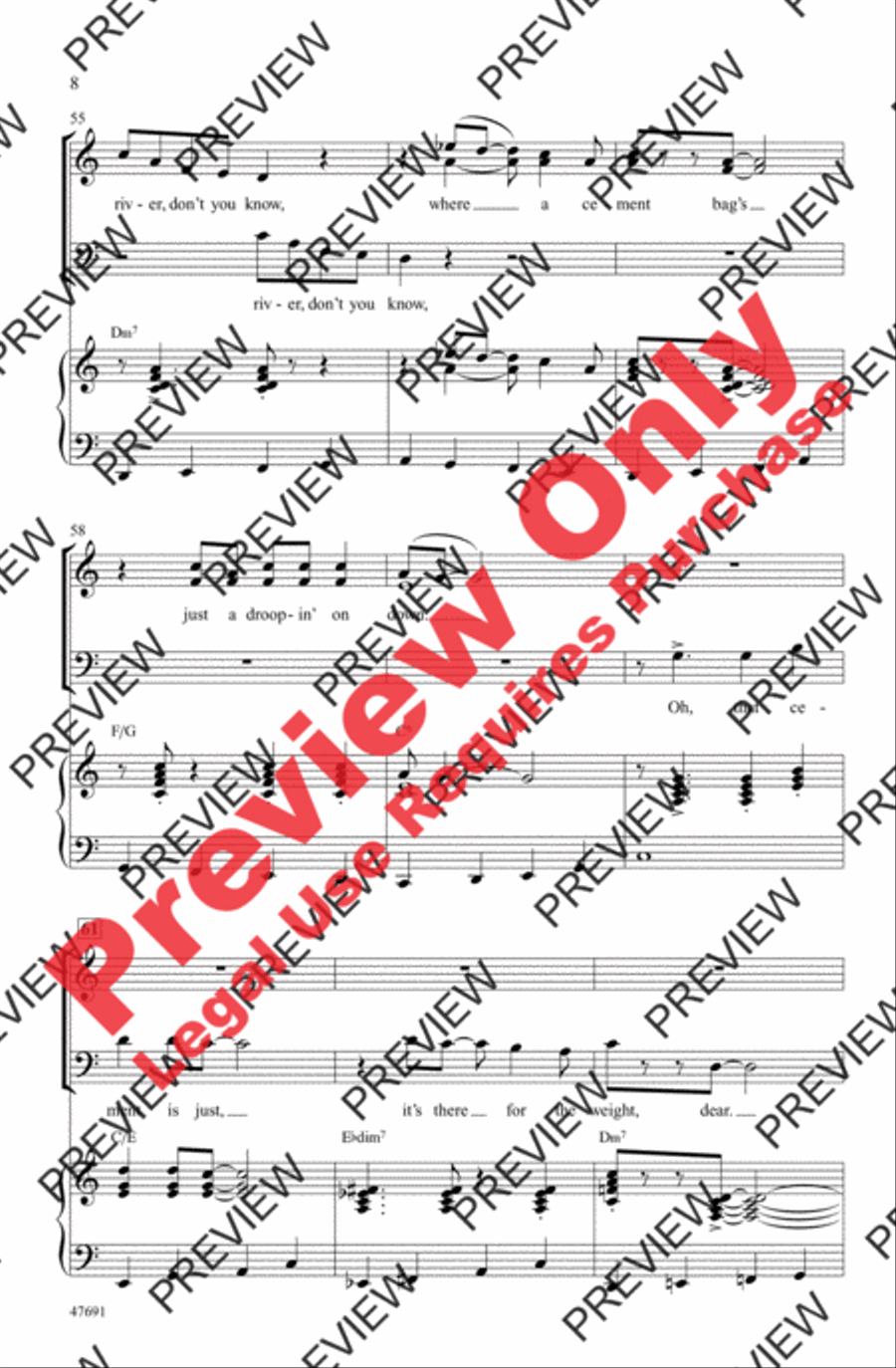 Mack the Knife Mack the Knife 4-Part scores gallery preview page 8
