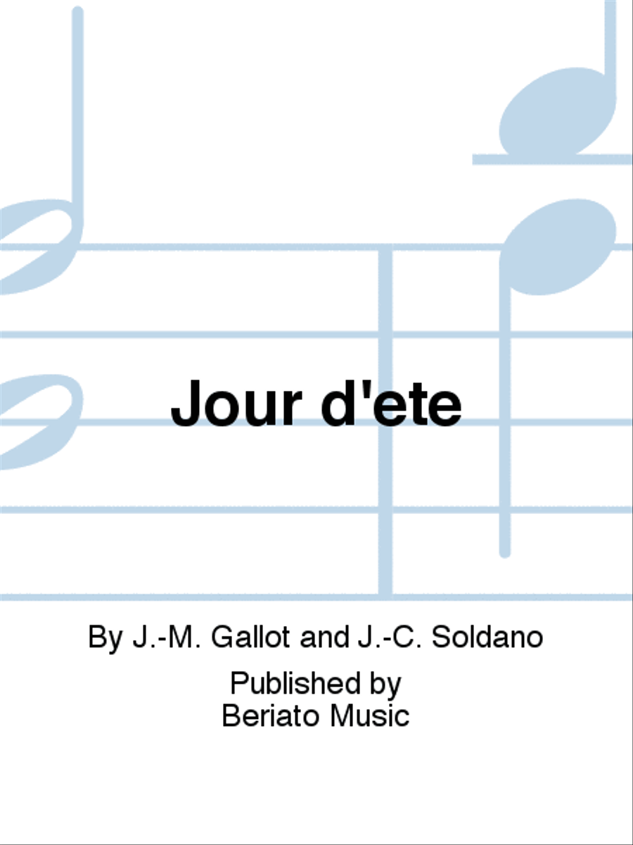 Jour d'été Voice Solo scores gallery preview page 1
