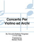 Concerto Per Violino ed Archi