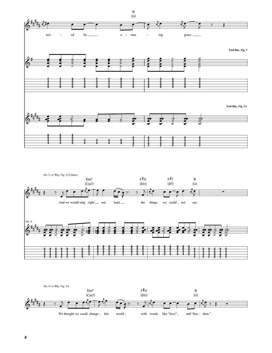 The Sad Cafe The Sad Cafe Acoustic Guitar scores gallery preview page 4