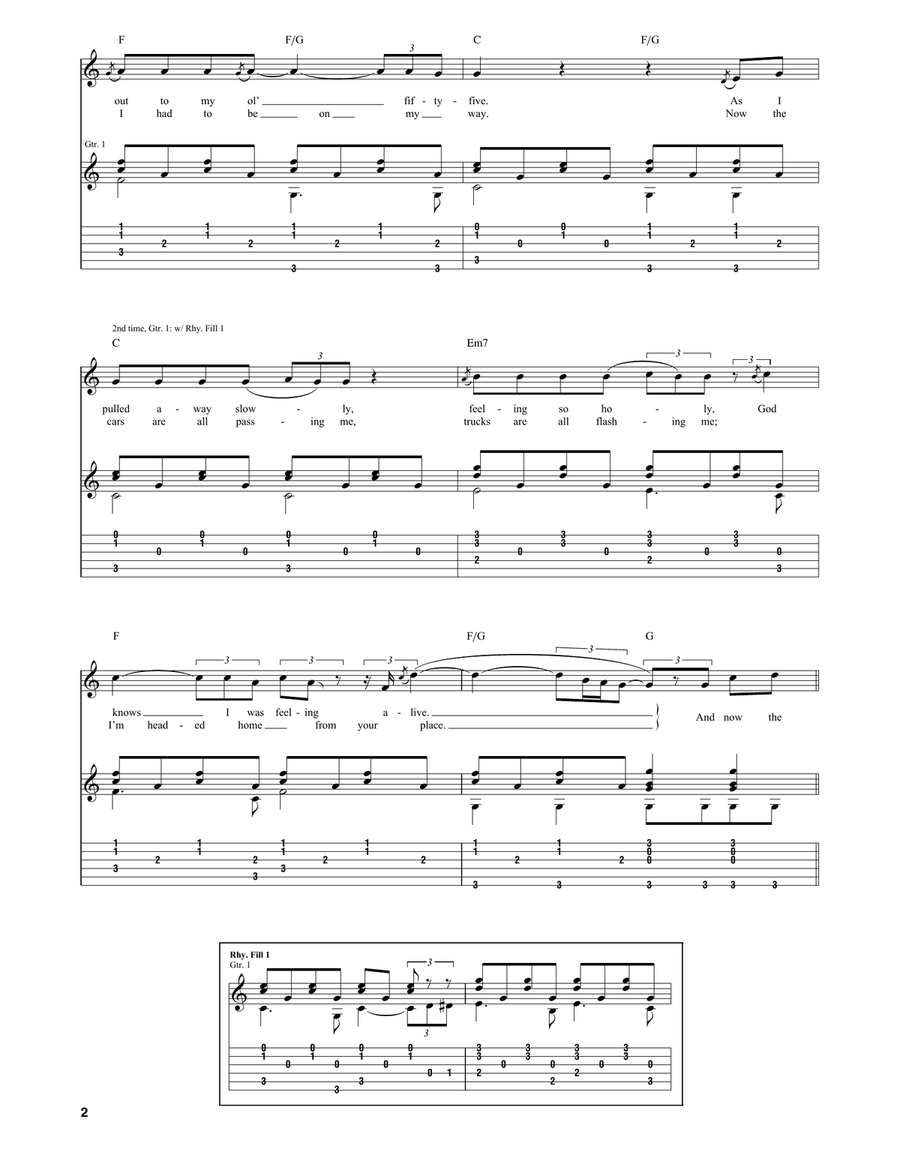 Ol' 55 Ol' 55 Acoustic Guitar scores gallery preview page 2