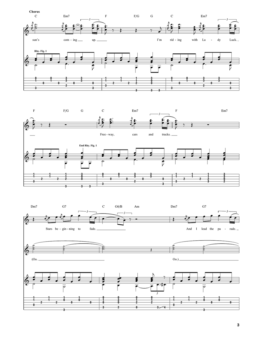 Ol' 55 Ol' 55 Acoustic Guitar scores gallery preview page 3