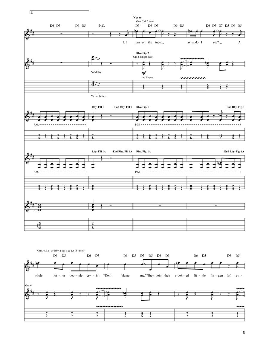 Get Over It Get Over It Acoustic Guitar scores gallery preview page 3