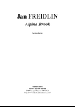 Jan Freidlin: Alpine Brook for two harps