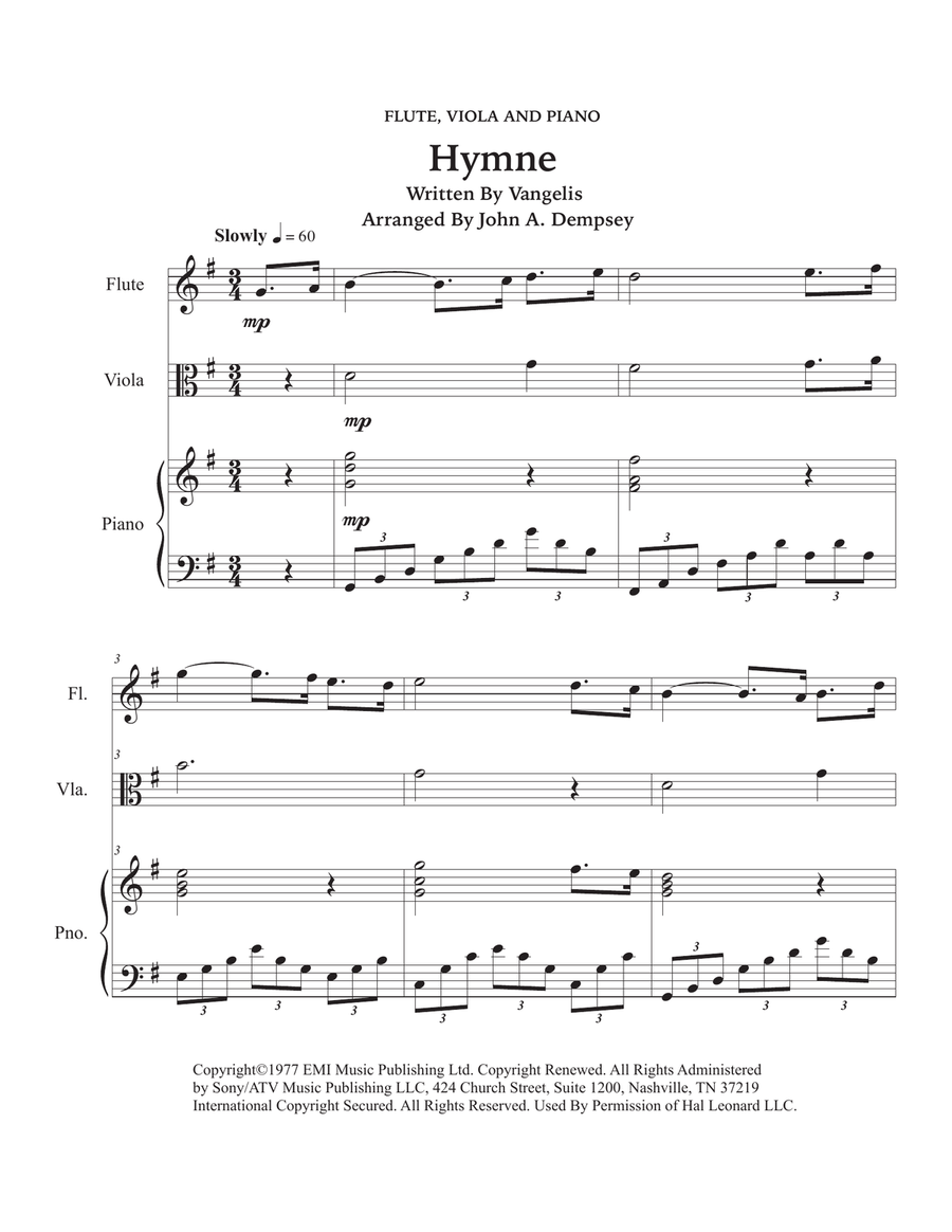 Hymne Small Ensemble scores gallery preview page 5