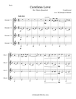Careless Love - Horn Quartet
