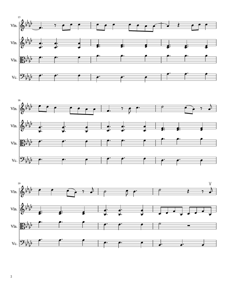 All Of Me All Of Me String Quartet scores gallery preview page 2