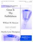 Great Is Thy Faithfulness - 3-5 Oct. w/opt. 3 Oct. Handchimes mini preview