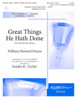 Great Things He Hath Done