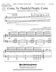Come, Ye Thankful People, Come - Handbell Part mini preview
