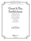 Great Is Thy Faithfulness - Conductor's Score mini preview
