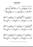Aljonushka Аленушка - pedal harp solo