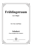 Schubert-Frühlingstraum,from 'Winterreise',Op.89(D.911) No.11,in A Major,for Voice&Piano mini preview