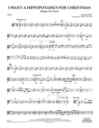 I Want A Hippopotamus For Christmas (arr. Larry Moore) - Viola mini preview