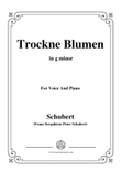 Schubert-Trockne Blumen,from 'Die Schöne Müllerin',Op.25 No.18,in g minor,for Voice&Piano mini preview