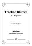 Schubert-Trockne Blumen,from 'Die Schöne Müllerin',Op.25 No.18,in c sharp minor,for Voice&Piano mini preview