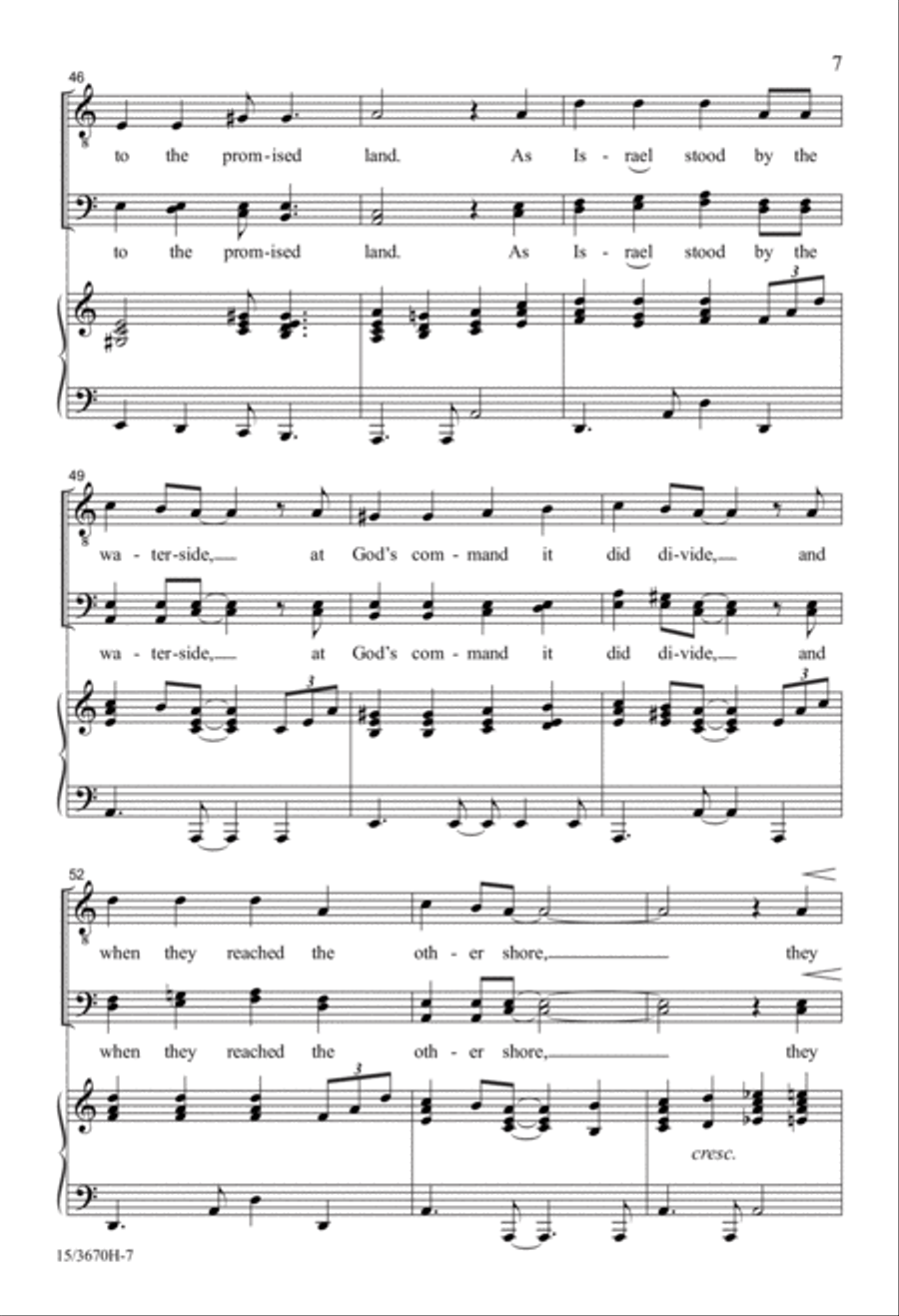 Go Down, Moses Go Down, Moses TTB scores gallery preview page 7