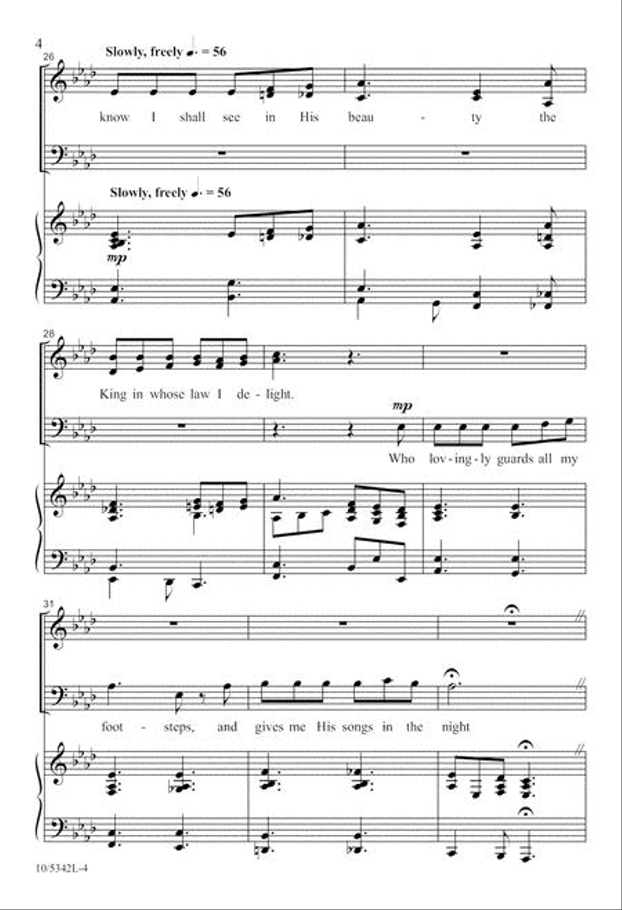 Redeemed! Redeemed! 4-Part scores gallery preview page 4