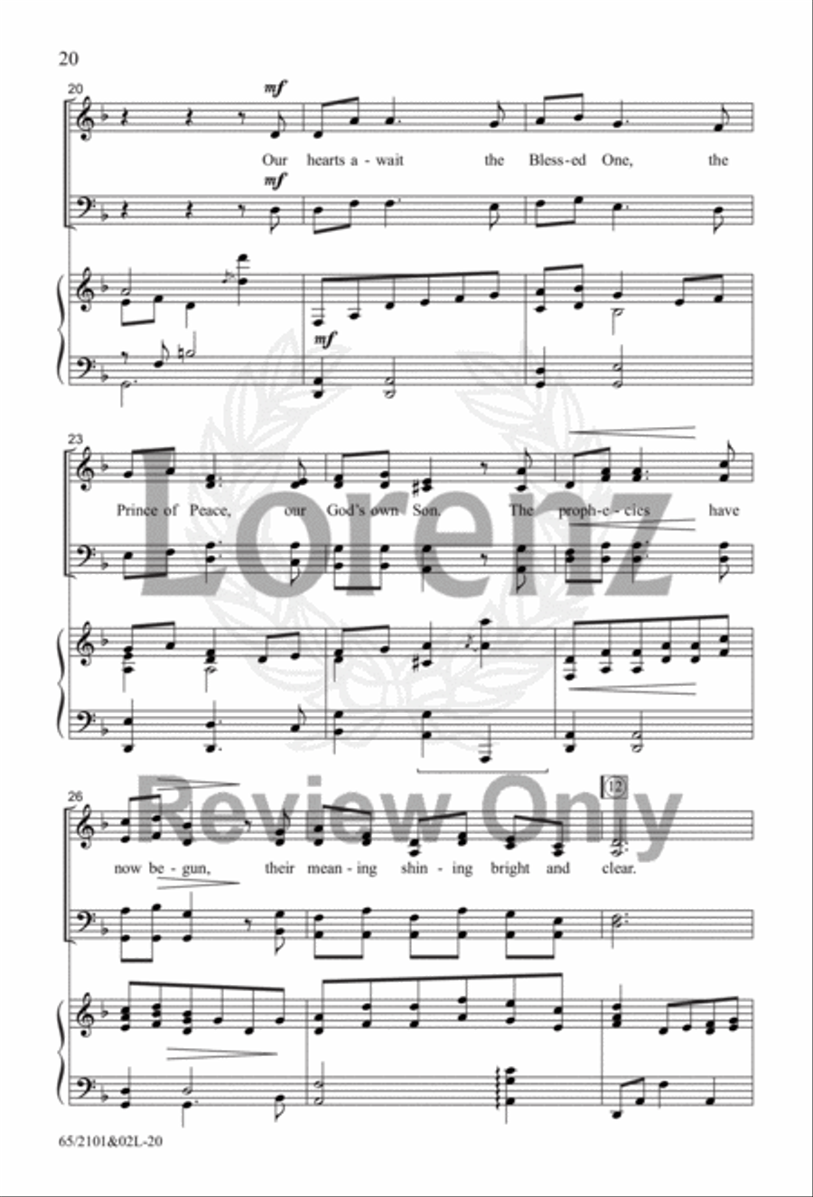 Everlasting Light Everlasting Light 4-Part scores gallery preview page 15