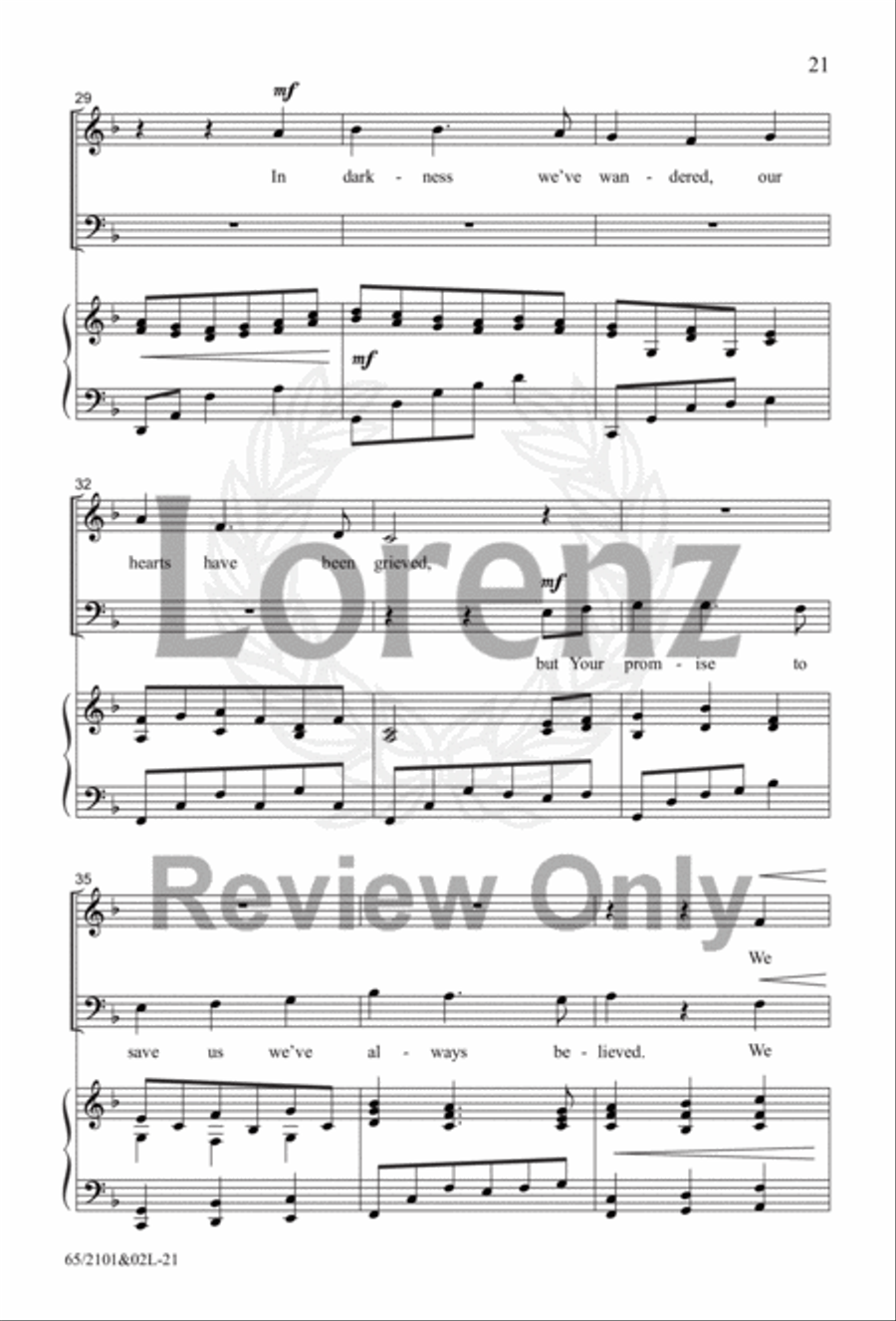Everlasting Light Everlasting Light 4-Part scores gallery preview page 16