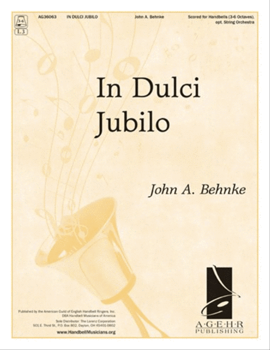 In Dulci Jubilo Handbell scores gallery preview page 1