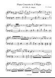 Piano Concerto No. 23 in A Major 