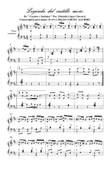 Leyenda del castillo moro por Eduardo López-Chavarri Marco para Piano Solo