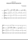 Polovtsian Dances for Saxophone Quartet