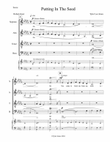 Putting In The Seed (for SATB choir)