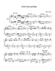 Violet Teal and Blue for Piano