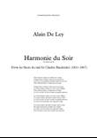 Harmonies du Soir