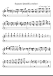 Staccato Piano Speed Exercise (Intermediate)