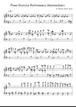 Performance-Exercise for Students (Intermediate)