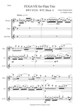 Fuga VII for Flute Trio