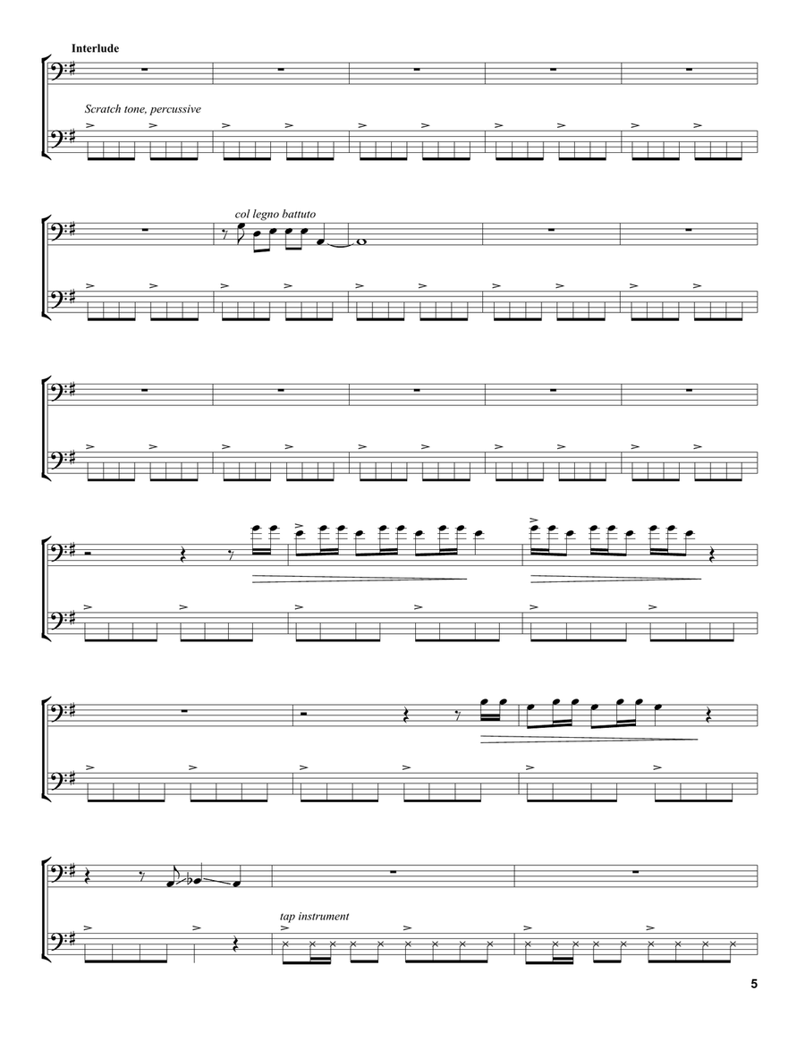 Whole Lotta Love Whole Lotta Love String Duet scores gallery preview page 5