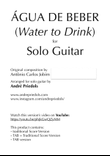 Água De Beber (water To Drink)
