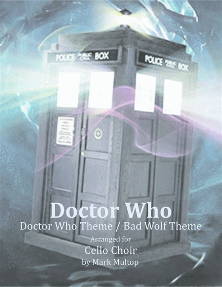 Doctor Who Theme Cello scores gallery preview page 1