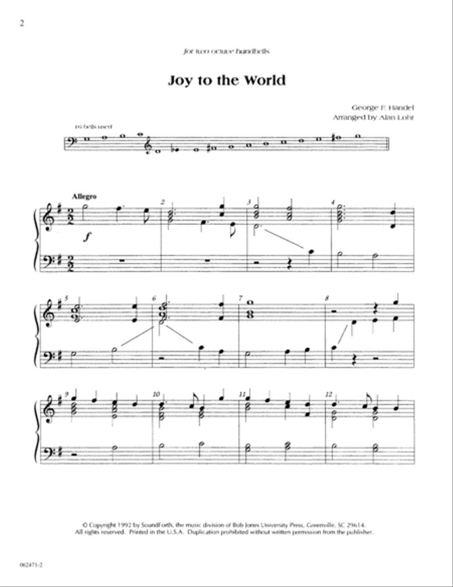 Joy to the World 2-Octaves scores gallery preview page 2