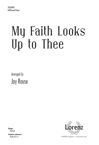 My Faith Looks Up to Thee