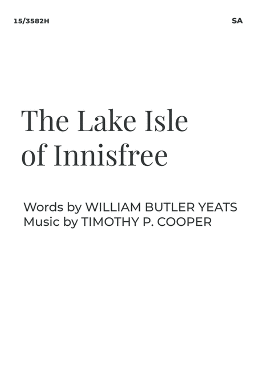 The Lake Isle of Innisfree (Digital Download) SA scores gallery preview page 1