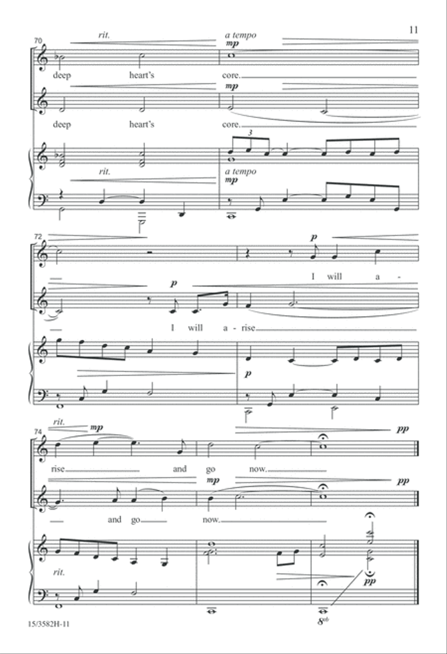 The Lake Isle of Innisfree (Digital Download) SA scores gallery preview page 11