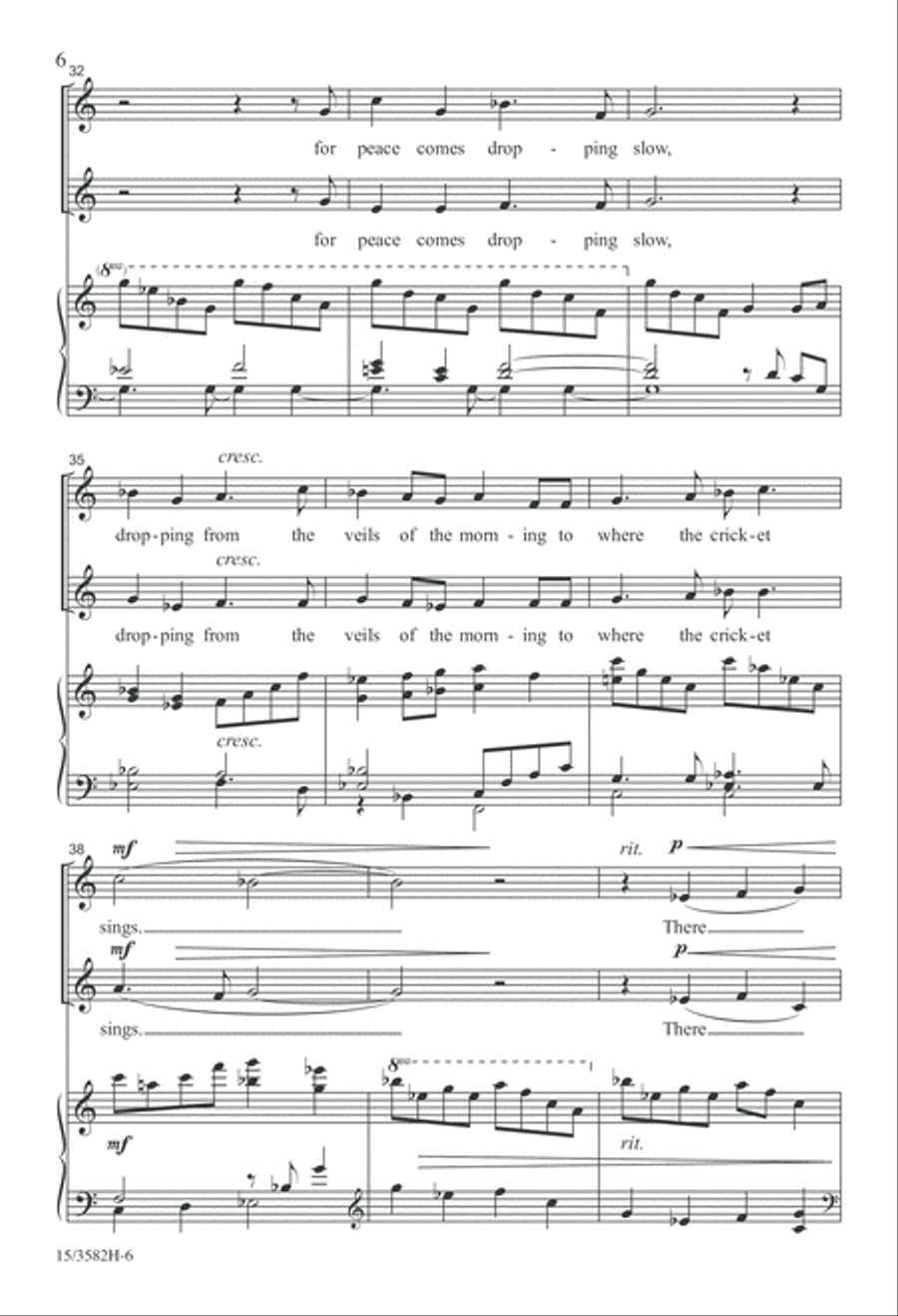 The Lake Isle of Innisfree (Digital Download) SA scores gallery preview page 6