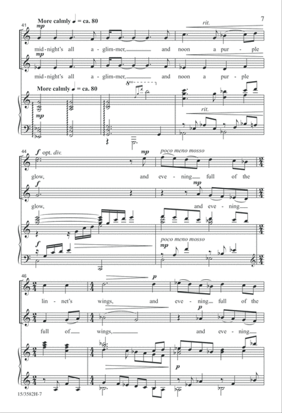 The Lake Isle of Innisfree (Digital Download) SA scores gallery preview page 7