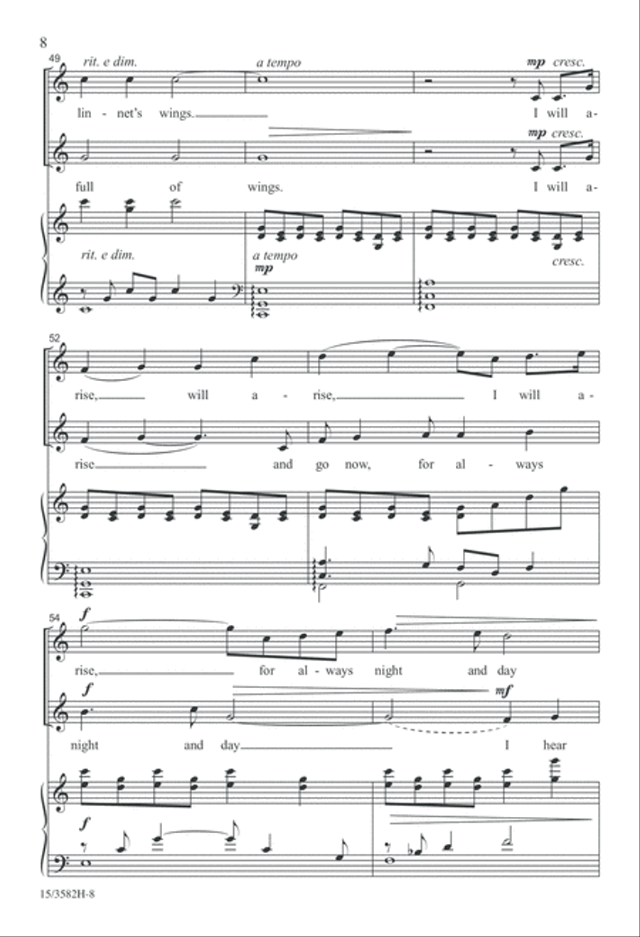 The Lake Isle of Innisfree (Digital Download) SA scores gallery preview page 8